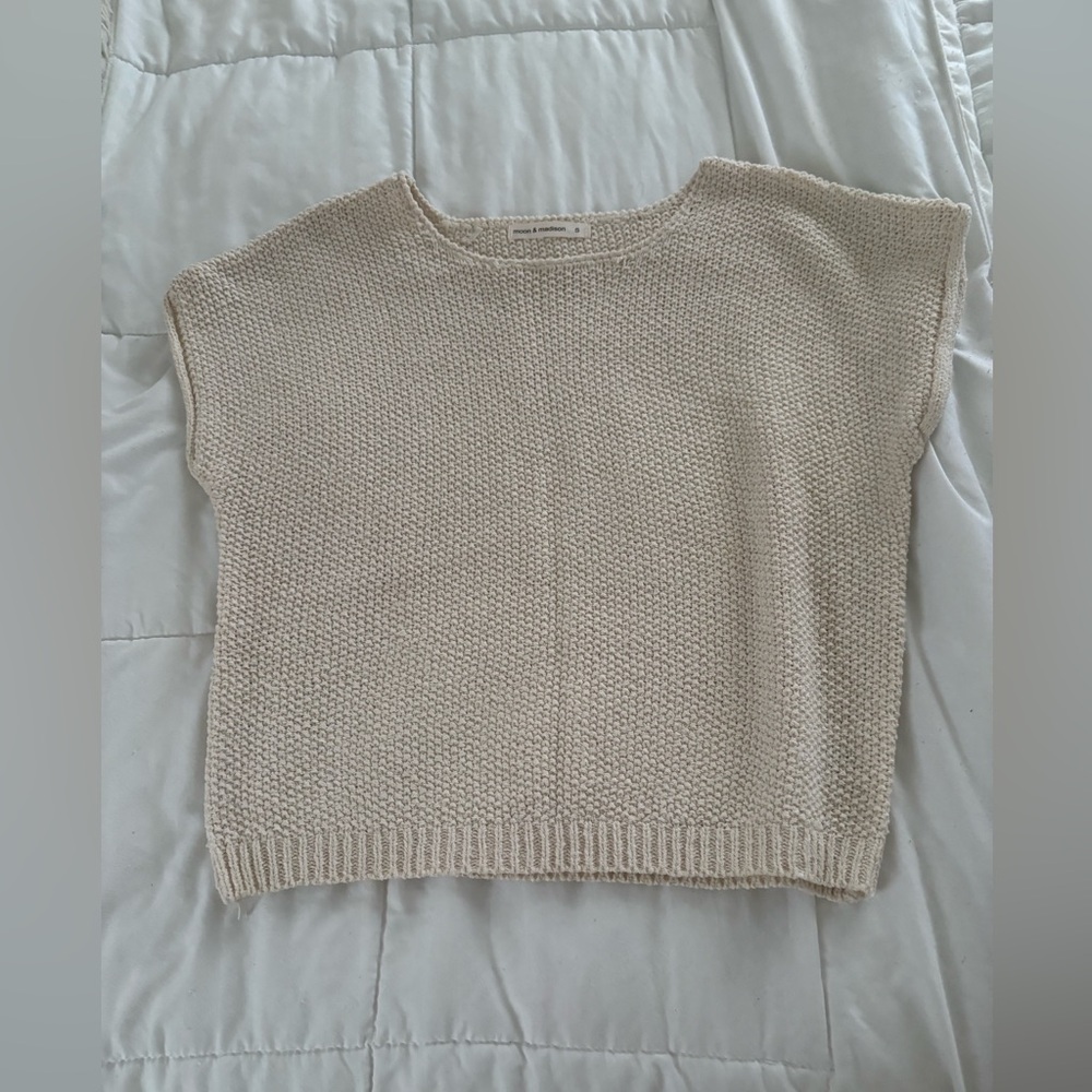 moon & madison Cream Knit Sweater